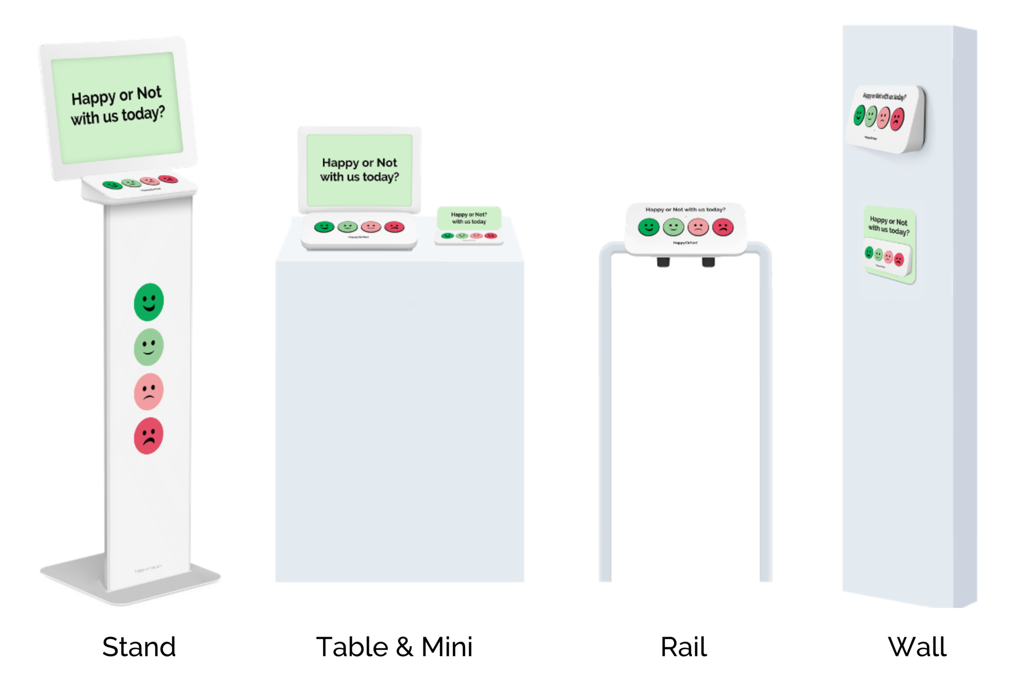 Easy & instant customer feedback - HappyOrNot Smiley Terminal