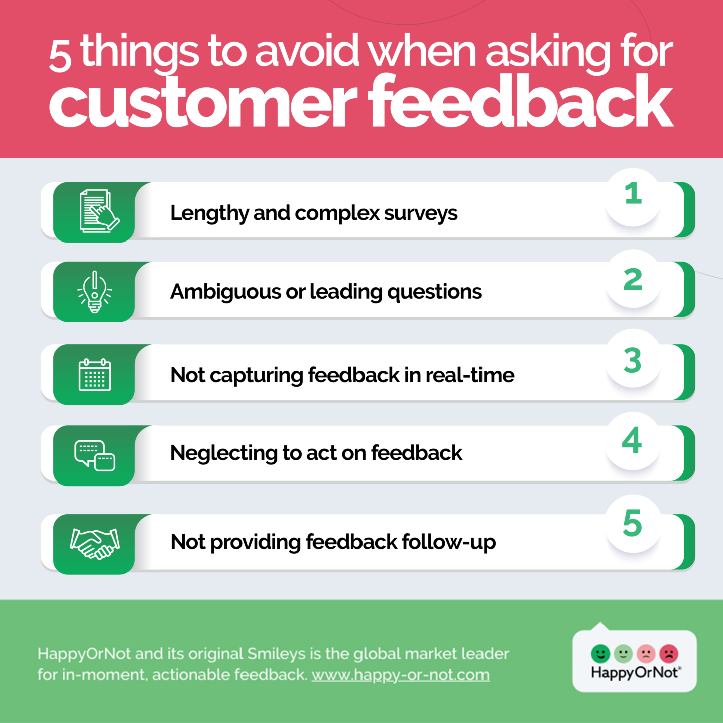 How to ask customers for feedback [10 proven methods] - HappyOrNot